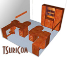 Офисные столы и офисные шкафы  под заказ в малое отделение банка