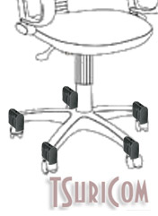 Схема размещения запчасти на стуле
