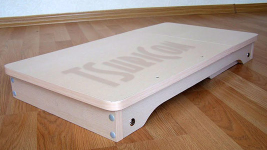 Столик для ноутбука для работы лежа в кровати СН17. Клен Светлый фото 5
