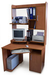Компьютерный стол "Домашний офис" (СК02+Ндо02) ольха