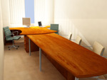 Стол для заседаний в узкую комнату (вариант 2)