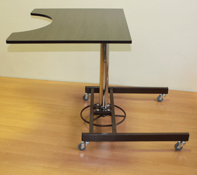 Стол для ноутбука для работы стоя и сидя переменной высоты СЛ16