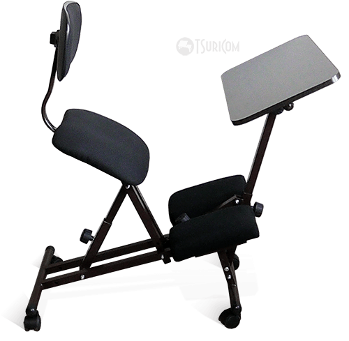Ортопедический коленный стул со столиком для ноутбука
