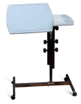 Высокий столик для ноутбука с наклоном большой и малой столешниц СН20