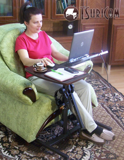 Столик для ноутбука для работы стоя и сидя СН30 фото 3