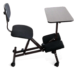 Ортопедический коленный стул СтК6 со столиком для ноутбука