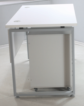стол офисный белый