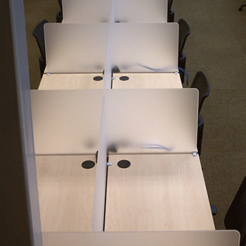 Стол для call-центра на 4 рабочих места