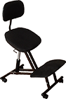 Ортопедический стул (kneeling chair) с регулируемым по высоте упором для коленей СтК7 с регулируемой спинкой ссылка 