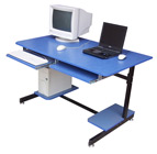 Металлический компьютерный стол фото