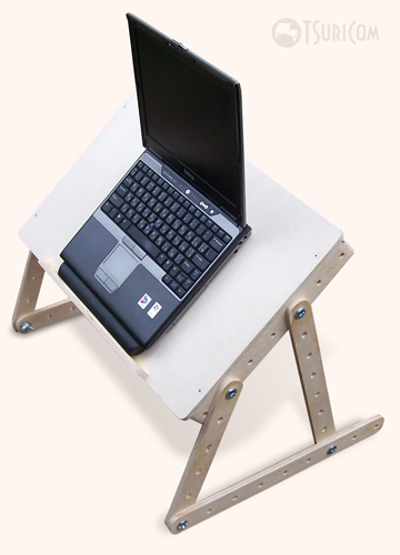 Столик-трансформер для работы на ноутбуке из фанеры «Скайпер» фото 2